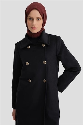 Armine Kruvaze Manto 24k8100 Lacivert Lacivert