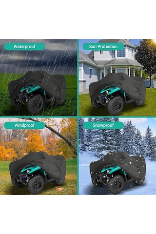 Segway Snarler At6l X 570 Ultra Kalın Premium Atv Brandası Su Geçirmez