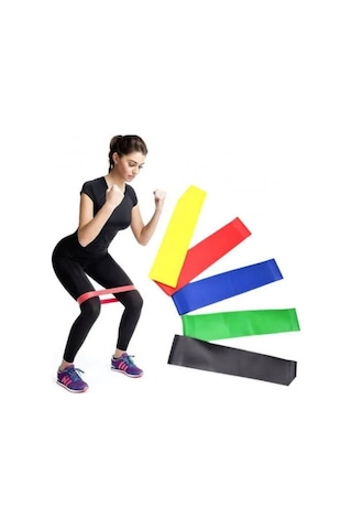 Plates / Pilates Lastiği Bandı Seti Nrd 358 Çok Renkli