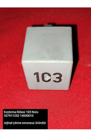 Kızdırma Rölesi 103 Nolu 357911253 14030010
