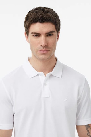 Nautica Erkek Beyaz Regular Fit Polo Yaka T-shirt-14612