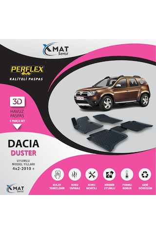 Perflex Paspas 3D Havuzlu X-Mat Duster 4X2 2010+