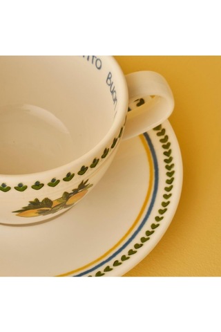 Lemoncello Porselen 2'li Çay Fincanı Seti 270 Cc Çok Renkli