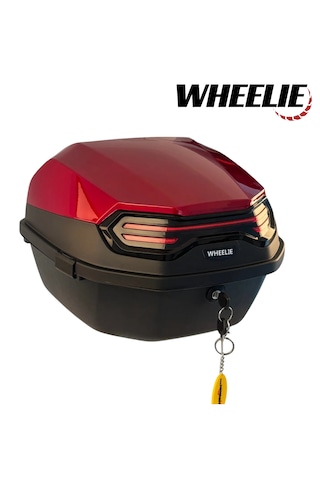 Wheelıe Xt08-br 32 Litre Motosiklet Arka Çanta Koyu Kırmızı