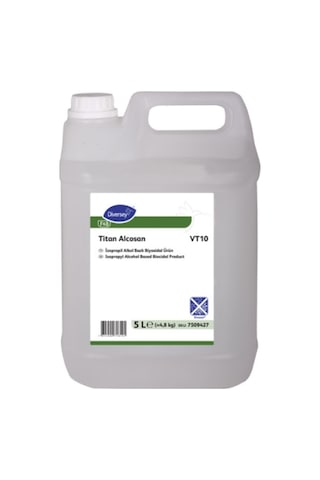 Diversey VT10 Titan Alcosan Yüzey Dezenfektanı 5 L Diversey VT10 Titan Alcosan Yüzey Dezenfektanı 5 L