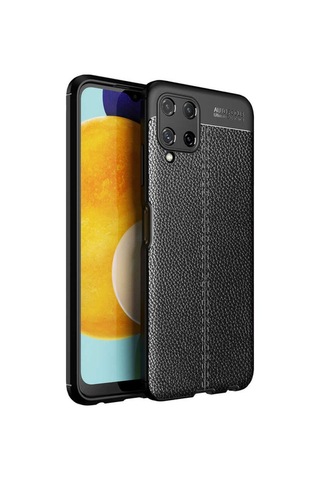 Samsung Uyumlu Galaxy A22 4G Kılıf Zore Niss Silikon Kapak-Lacivert