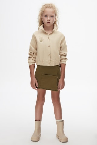 Nk Kids Kız Gömlek Şort Etek Takım 24knk3732457316 Haki