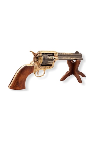 Denix Dekoratif Replika Cal.45 Peacemaker Revolver 4,75", Usa 1873