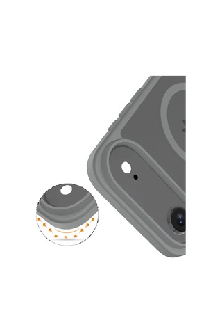 Joko İphone 17 Air Kılıf Jota Seri Magsafe Kapak Gri