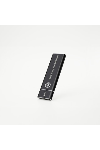 NPO DK02 NVMe M.2 USB-A Type-C Kablolu Taşınabilir Harici SSD Boş Kutu