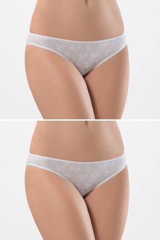 Türen Kadın Jakarlı 2li Pamuklu Bikini Külot 001