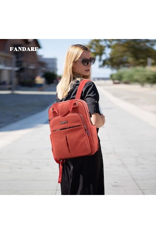 Kadın Sırt Çantası, Dizüstü Bilgisayar Çantası, Okul Sırt Yeşil