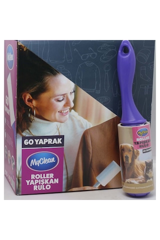 Myclean Yapışkanlı Tüy Toplama Rulosu 60 Yapraklı - 1 Adet