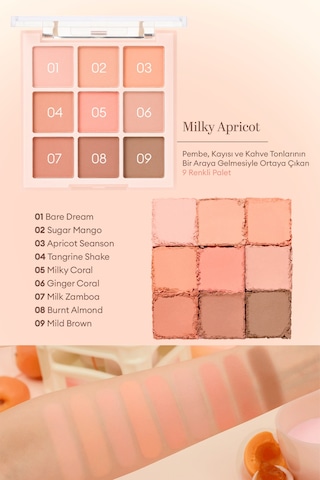 Dasıque Shadow Palette 32 Milky Apricot