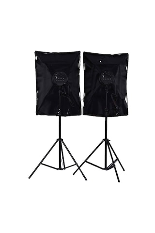Deyatech 50 x 70 CM 5 Duylu 2'li Kit Softbox + 1.8 M x 2 Işık Ayağı + Çanta