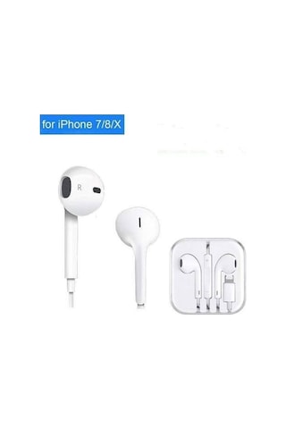 Apple Uyumlu iOS iPhone 11 Pro Max Mikrofonlu Kulaklık, Kablolu Light