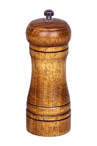 2'li Komple Ahşap Gövdeli Tuz Karabiber Değirmeni Baharat Öğütücüsü 14 Cm - Baharat Değirmeni Bambu