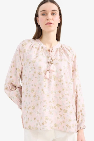 DeFacto Relax Fit Desneli Uzun Kollu Tesettür Gömlek Tunik E1100AX25HSPN681