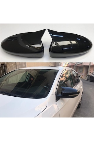 Volkswagen Cc Yarasa Ayna Kapağı Piano Black Parlak Siyah