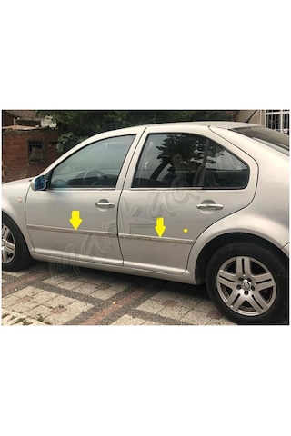 Woc Chrome Vw Bora Krom Yan Kapı Çıtası 1998-2004 4 Parça Paslanm