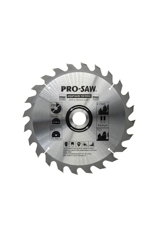 Pro-saw Ps51231 Sunta Ahşap Kesme Daire Testere 250x30/25 Mm 24 Diş