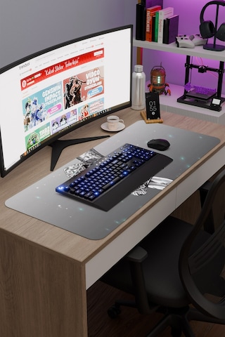 Vinland Saga Anime V5 - 90x40 Xxl Gaming Kauçuk Kaymaz Taban Mouse Pad Fare Altlığı
