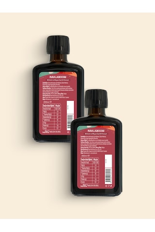 2'li Ürün - Ravlaboom Bitkisel Ve Meyve İçerikli Karışım 250ml