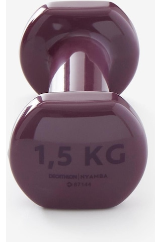 Decathlon Domyos Dambıl - 2 X 1,5 Kg - Fitness Hafif Antrenman / Pilates Mor