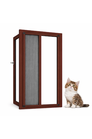 Akordiyon Pencere Kedi Sinekliği En:0-70 Cm Xboy:0-140 Cm Demir, Ahşap,pimapen,alüminyum Uyumlu Çok Renkli