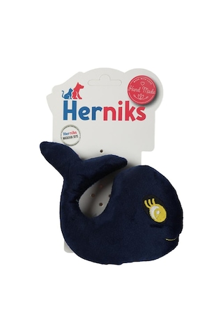 Herniks Sesli Kumaş Nakışlı Köpek Oyuncağı Whali 15 CM