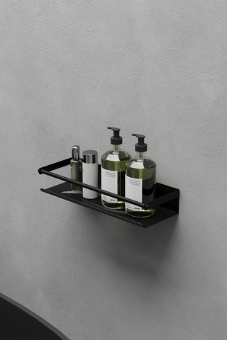 Zift Unique Ömür Boyu Paslanmaz Çelik Yapışkanlı Banyo Rafı ,modern Duş Rafı & Şampuanlık-silikon Yapıştırıcıı Diğer