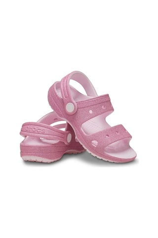 Croc 207983-6zw Classıc Croc Glıtter Sandal Çocuk Terlik Sandalet Pembe