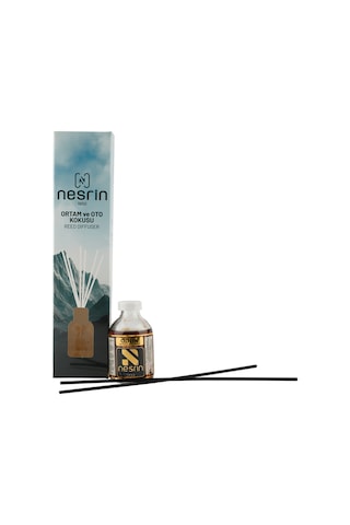 Nesrin Odun 50 Ml Çubuklu Oda Ve Oto Kokusu Reed Diffuser, Kalıcı Ortam Kokusu - 8690352954100s