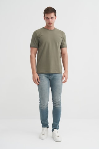Cazador Erkek Haki Bisiklet Yaka T-shirt 46200 Haki