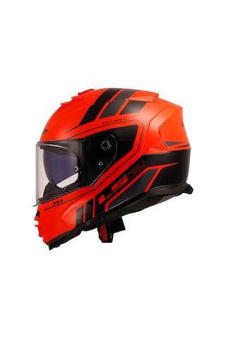 Ls2 Storm 2 Fıst Mat Turuncu-siyah Kask Mat Turuncu