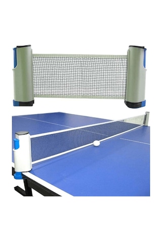 Black Ayarlanabilir Masa Tenisi Direk Ve File Seti Blk93 Açık Gri