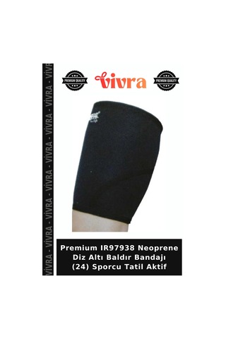 Premium Ir97938 Neoprene Diz Altı Baldır Bandajı 24 Sporcu Tatil Aktif