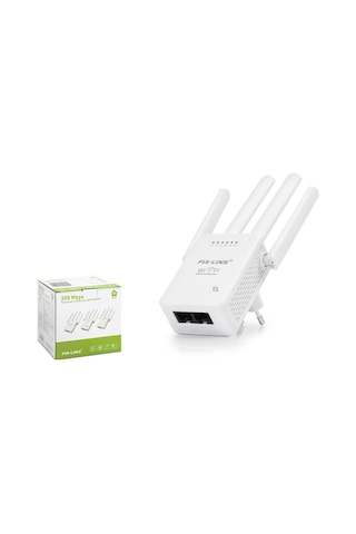 Pıxlınk Wr47d4q Wifi Repeater Router Access Point 300 Mbps Beyaz