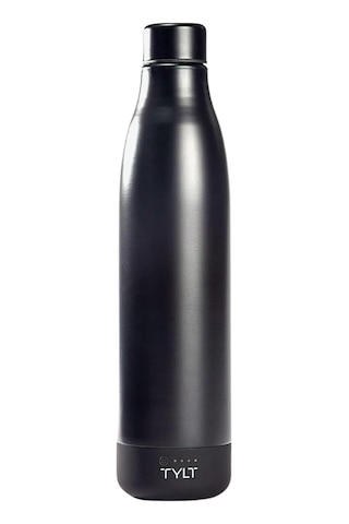 Hepsi Bir Arada 17 Oz Paslanmaz Çelik Su Şişesi Ve 5700 Mah Taşınabilir Güç Bankası, Bulaşık Makinesi Kasası, Siyah Black