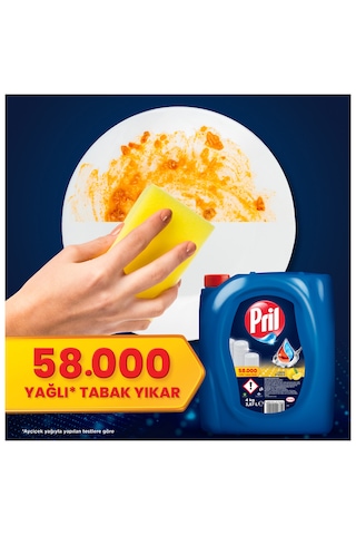 Şeylişeyler Pril Sıvı Bulaşık Deterjanı Limon 4 Lt 1 Adet