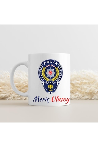 Polislere Özel Tasarımlı Kupa Bardak