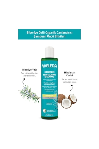 Weleda Biberiye Özlü Organik Canlandırıcı Saç Bakım Şampuanı 250ml