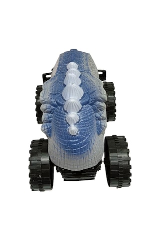 Sürtmeli Dinazor Robota Dönüşen Araba 14 Cm - Gri Lisinya Çok Renkli