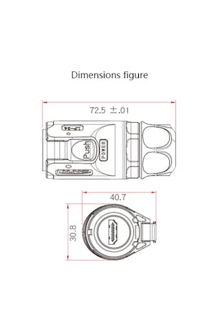 Lp24-hdmı-mp-mp-1m-001 Su Geçirmez Hdmı Erkek Konnektör - 1m Kablo