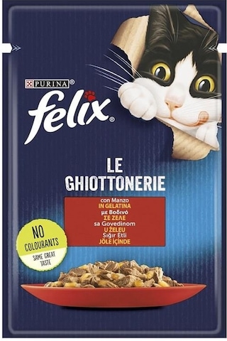 Purina Felix Sığır Etli Yetişkin Kedi Yaş Maması 85 G Purina Felix Sığır Etli Yetişkin Kedi Yaş Maması 85 G
