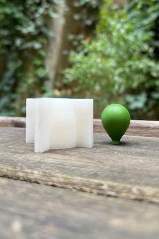 Rufus Concept Balon Elips Küçük Boy Silikon Mum Kalıbı