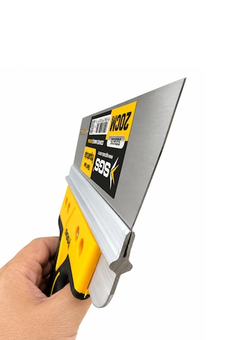 Eğri Saplı Spatula 20 Cm Paslanmaz Çelik Temizlik Boya Sıva Kazıma Harç Karıştırma Ispatulası