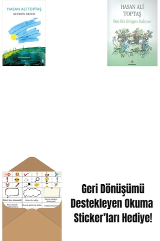 Gecenin Gecesi Ciltli + Ben Bir Gürgen Dalıyım + Okuma Sticker'ları