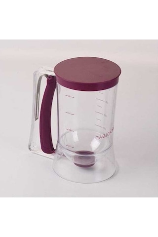 Pazly Hamur Dağıtıcı, Krema Ayırıcı & Kek Ölçme Kabı Seti, 7 Aksesuar, Pratik Pişirme Aracı Pembe