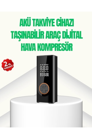 Kargo Akü Takviye Cihazı Jump Starter Ve Dijital Hava Kompresörü Najmaddin